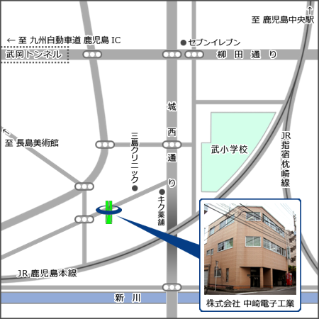 本社の地図
